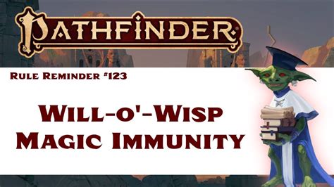 Pathfinder spell immunity